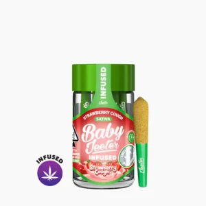 JEETER | Baby Jeeters Strawberry Cough – 5 Pack Infused Prerolls (0.5g each)
